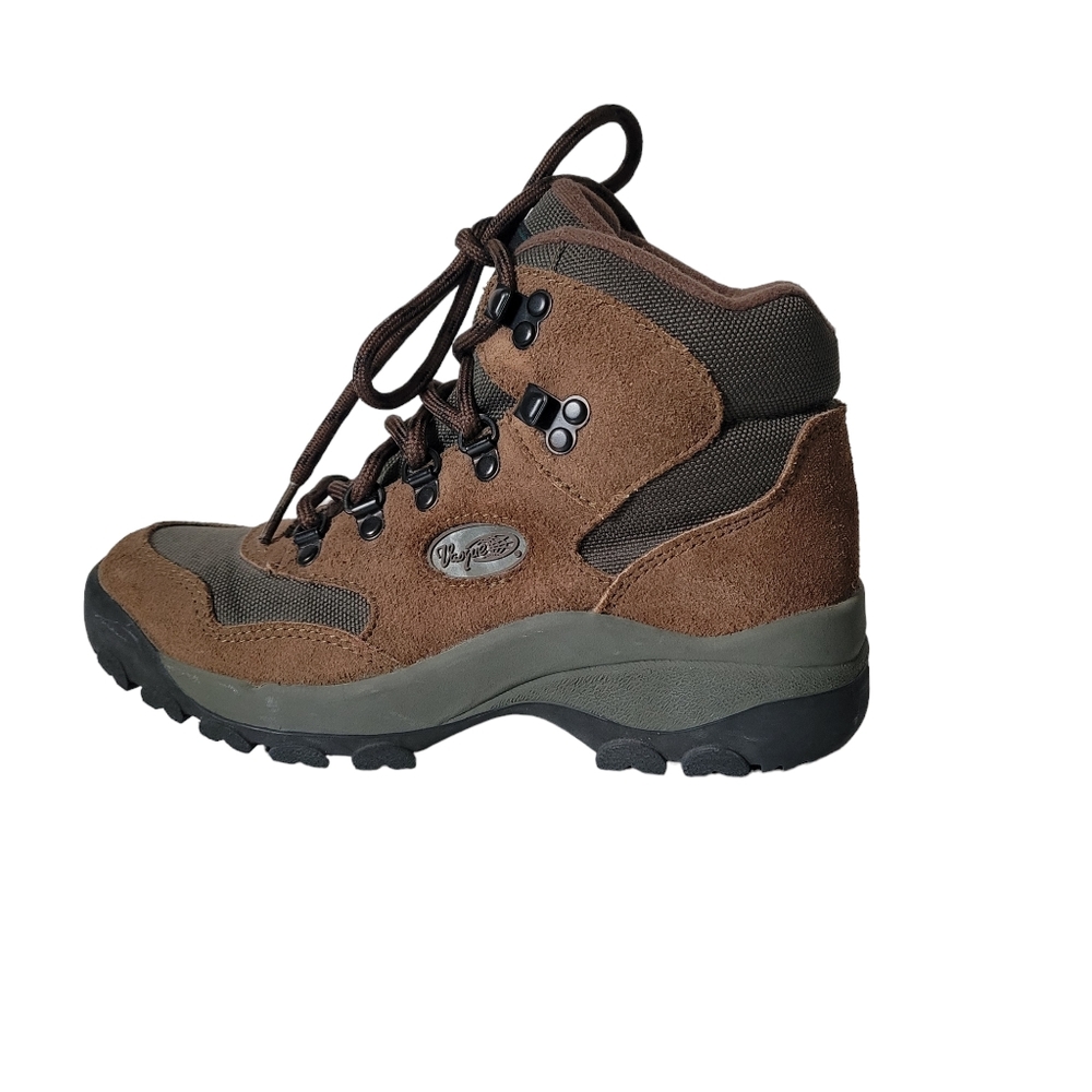Vasque women's nubuck textile trail hiking boots Size 6 brown lace up
